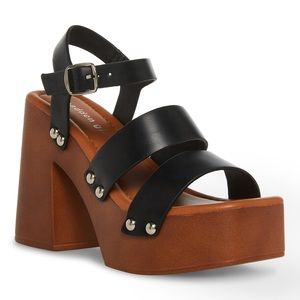 Black Paris Ankle-Strap Greenvil Sandal